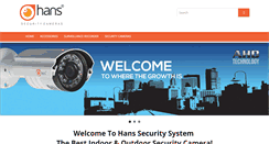 Desktop Screenshot of hanssecurity.com