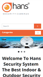 Mobile Screenshot of hanssecurity.com
